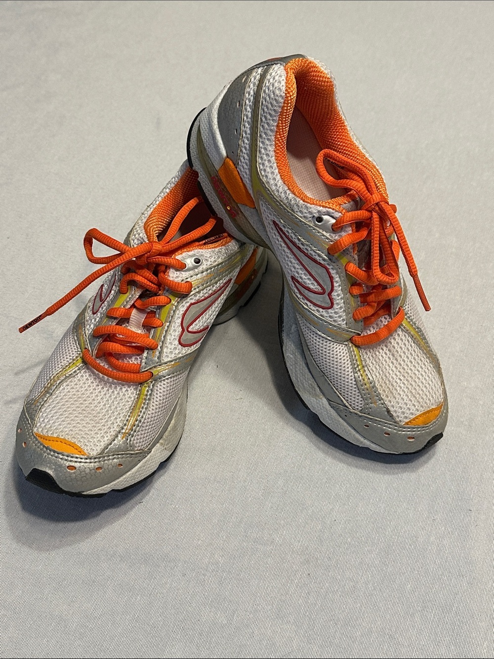 Newton Terra Momentum Running Shoes Women's Size 6.5 Orange Grey 02010